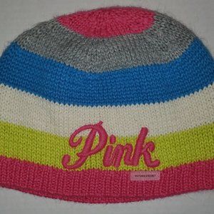 RARE Vintage Victoria Secret Pink Beanie with Bling Dog